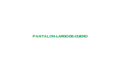 PANTALÓN LARGO DE CUERO TALLA S