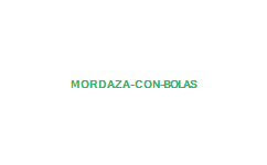 MORDAZA CON BOLAS