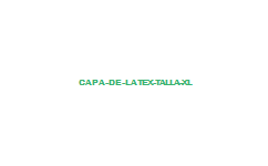 CAPA DE LATEX TALLA XL