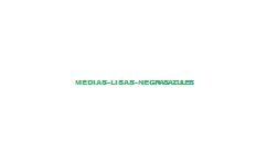 MEDIAS LISAS NEGRAS/AZULES L/XL