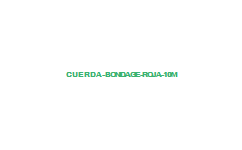 CUERDA BONDAGE ROJA 10M