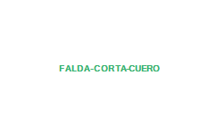 FALDA CORTA CUERO