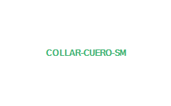 COLLAR CUERO S/M