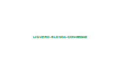 LIGUERO BLONDA CON MEDIAS