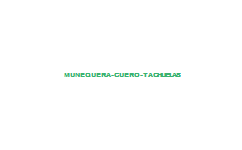 MUÑEQUERA CUERO TACHUELAS