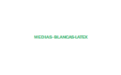 MEDIAS BLANCAS LATEX