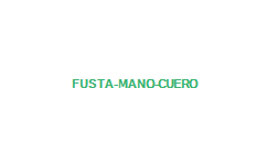 FUSTA MANO CUERO 40 CM