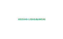 MEDIAS LISAS BLANCAS